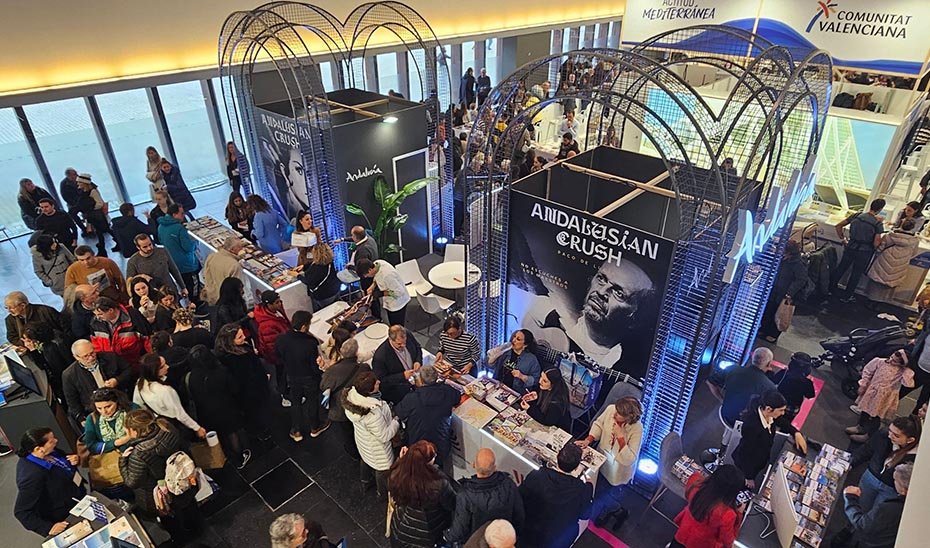 Espacio de Andalucía en una feria Navartur en una pasada edición.