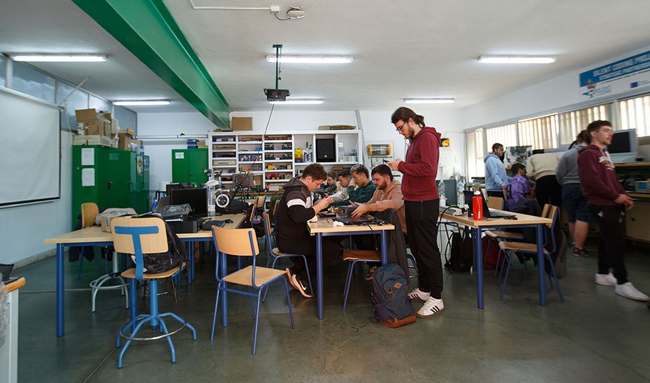 Aula de Formación Profesional.