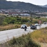 Carretera A-404 de acceso al municipio de Alhaurín de la Torre (Málaga).