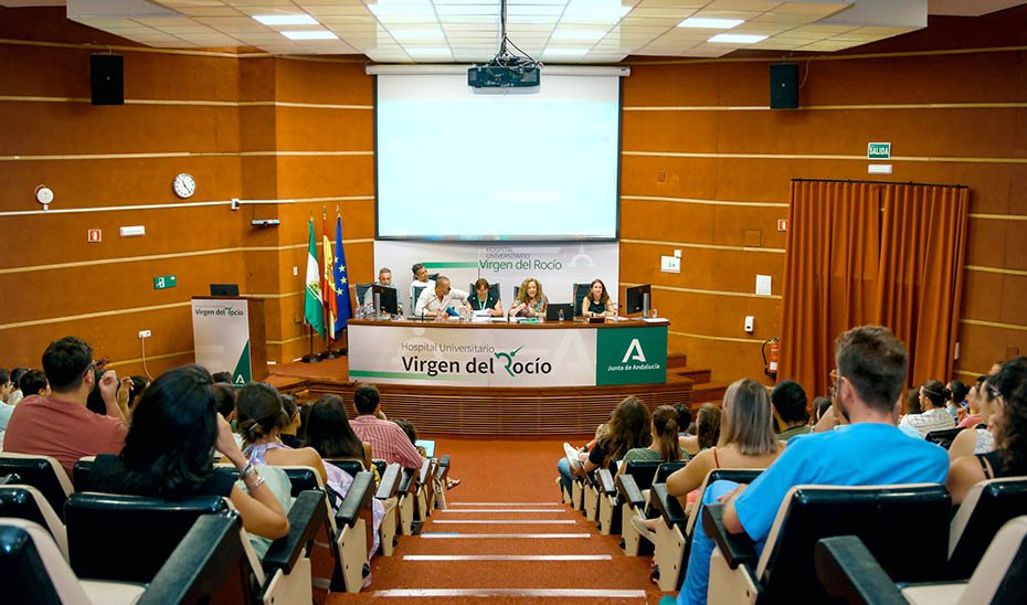 Adjudicación celebrada en el Aula Magna del Edificio de Gobierno del Hospital Universitario Virgen del Rocío