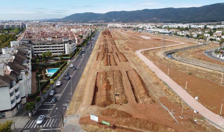 Obras en la Ronda Norte de Córdoba.