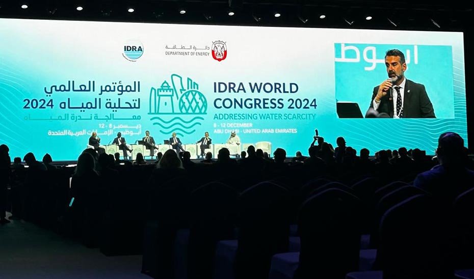 Imagen de archivo del Congreso Mundial IDRA celebrado en Abu Dhabi.