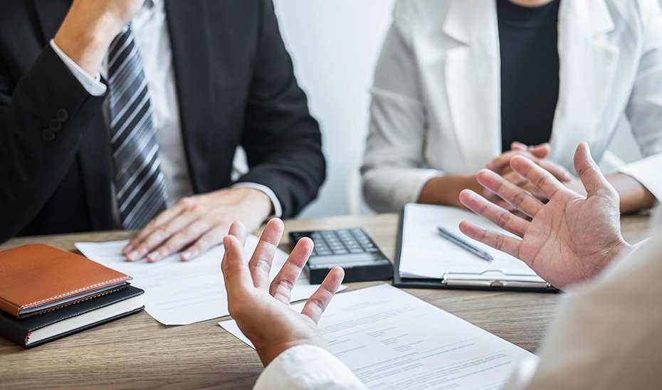 Entrevista de trabajo.