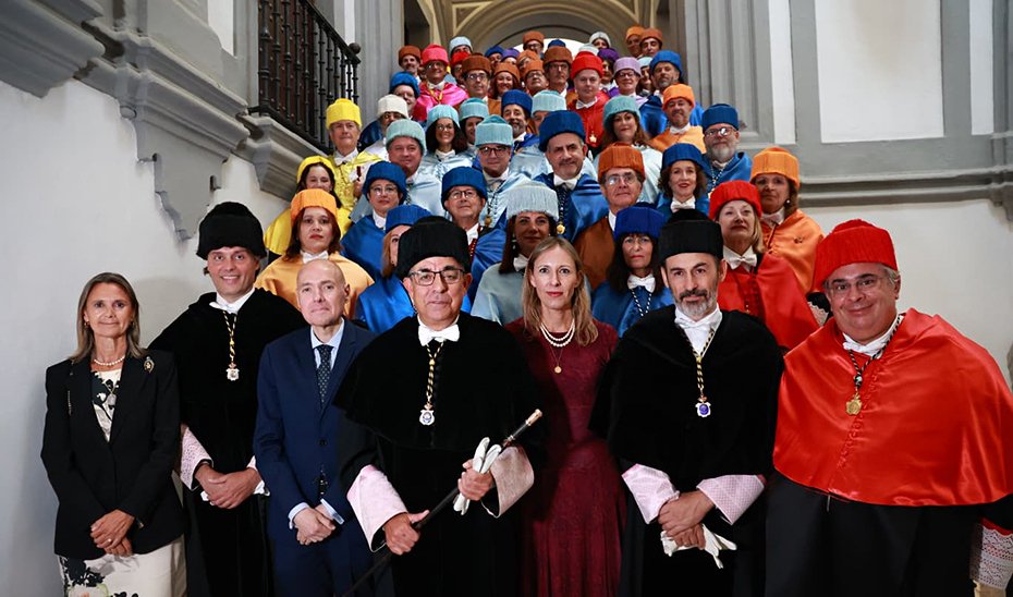 Lorena Garrido, viceconsejera de Universidad, durante el acto de apertura del curso en la Universidad de Sevilla,