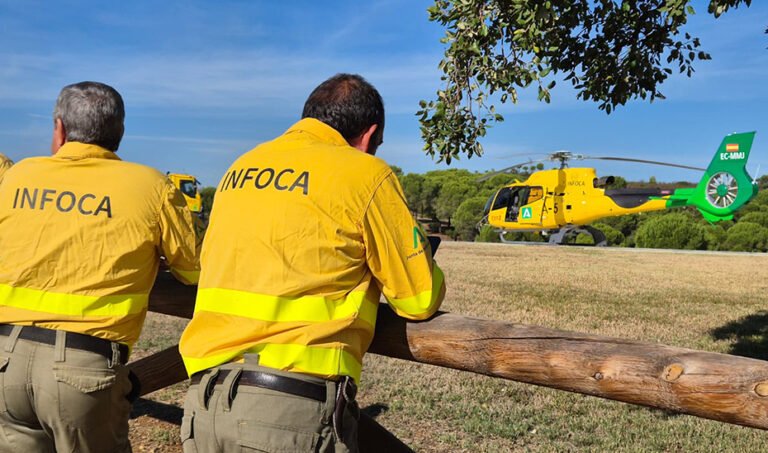 Dos miembros del dispositivo del Plan Infoca.