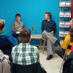 Acto en una residencia literaria de Andalucía.