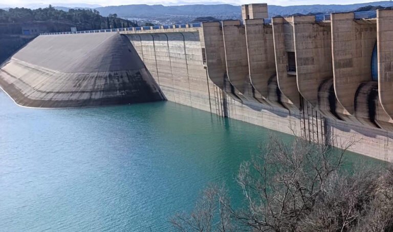 Embalse del Negratín en la actualidad.