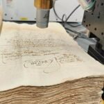 Tinta en documentos antiguos