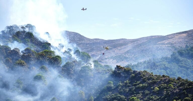 Sevilla alerta a los vecinos de Parauta para que permanezcan en casa por humo de incendio