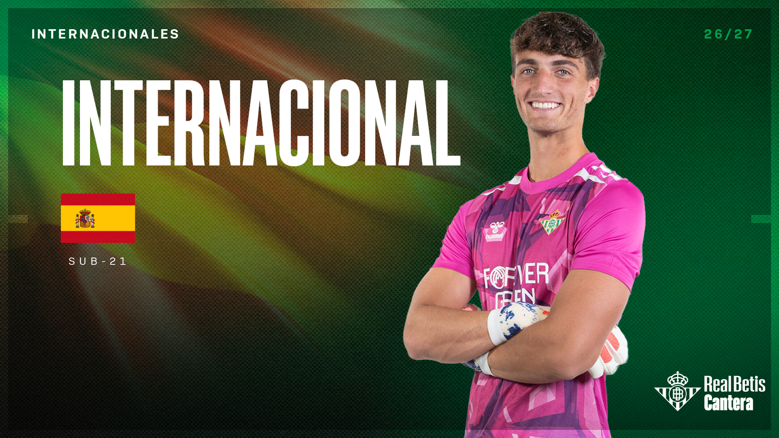 Sevilla se vuelca con la incorporación de Manu González a la Selección sub-21